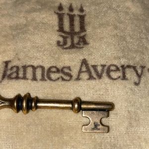 Retired James Avery Key Pendant.
